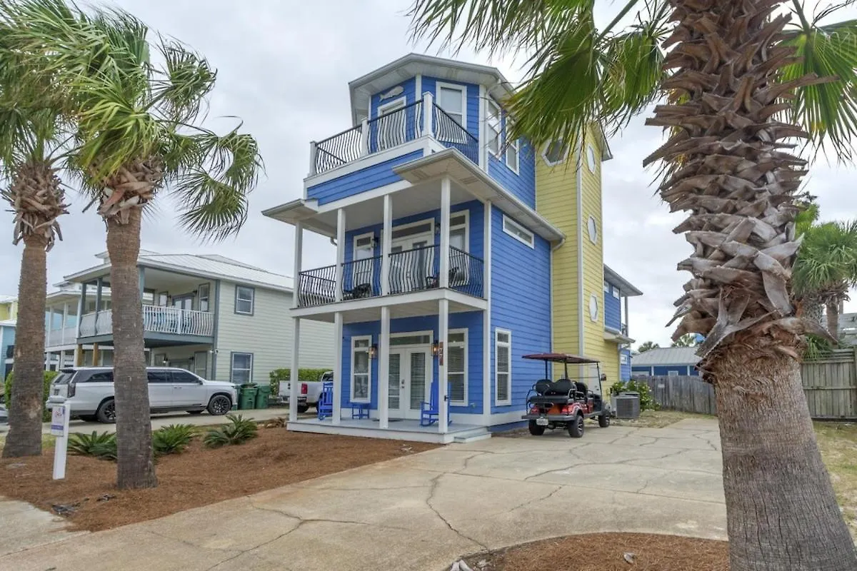 Blu Flamingo Free Golf Cart Priv Pool Steps2Beach Destin Holiday home